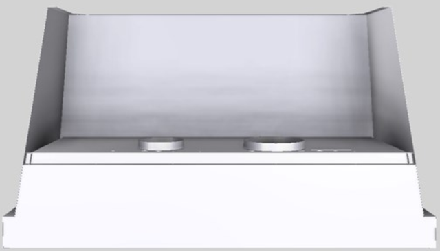 Vent-A-Hood® Designer Series 54" White Wall Mounted Range Hood-2