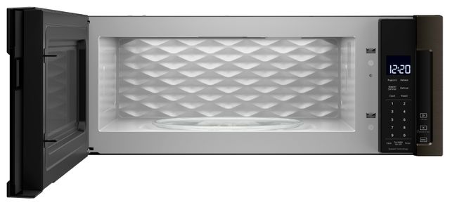 Whirlpool® 1.1 Cu. Ft. Black Stainless Over The Range Microwave-3