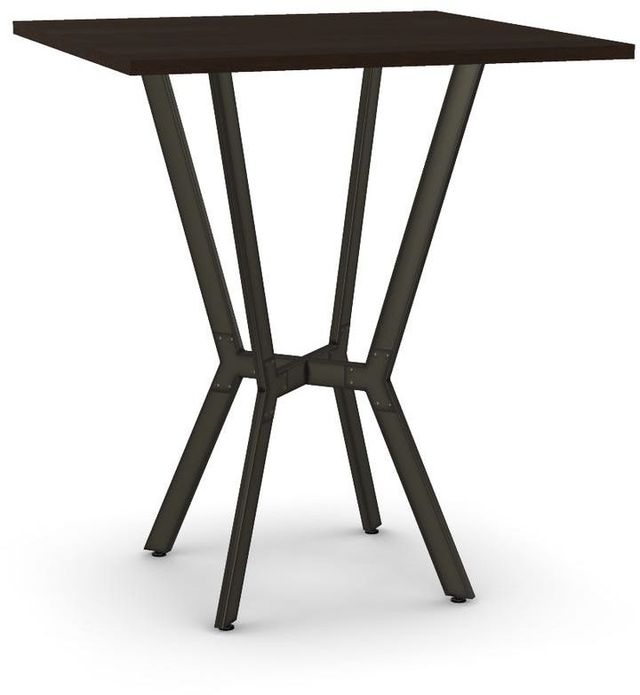 Amisco Customizable Norcross 42" Birch Veneer Square Bar Table-0