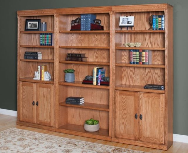 Martin Furniture Cuztomizable Huntington 72" Lower Door Bookcase-1