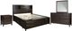 Benchcraft® Vanmore 4-Piece Dark Brown Queen Storage Bedroom Set-0