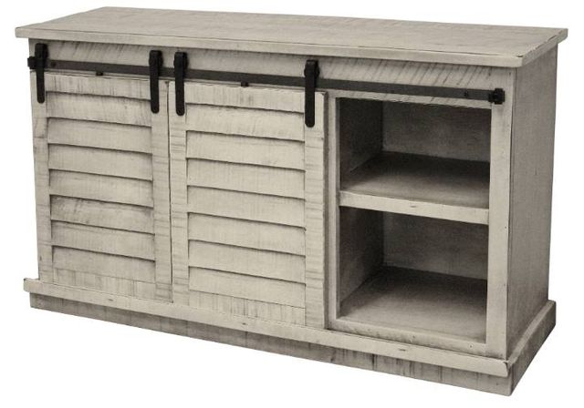 American Heartland Manufacturing Rustic Quaint Shutter 57" TV Stand-0