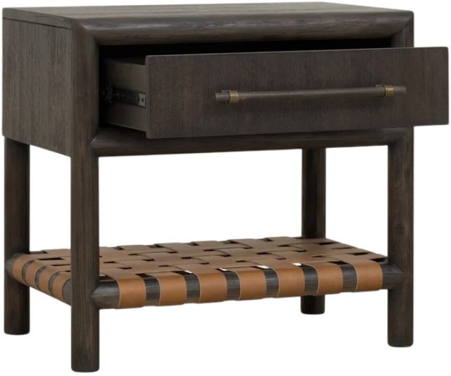 Modus Furniture Dorsey Basalt Gray 1-Drawer Nightstand-3