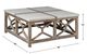 Uttermost® Catali Ivory Limestone Top Coffee Table with Warm Oatmeal Wash Base-2