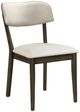 New Classic® Home Furnishings Rex Beige/Walnut Brown Dining Side Chair-0