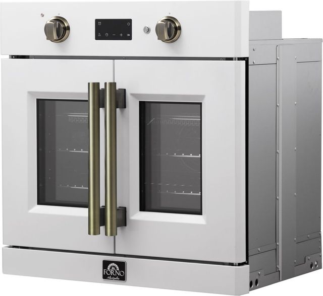 FORNO® Asti Alta Qualita 30" White Single Electric Wall Oven -2