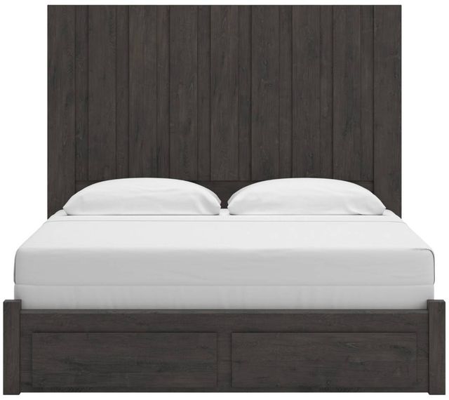 Signature Design by Ashley® Parlayon Charcoal King Storage Panel Bed-1