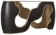 Hooker® Furniture Melange Even and Flow Black/Gold Console Table with Smoked Glass Top-0