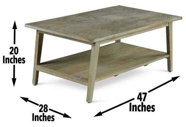 Steve Silver Co. Milani Natural Cocktail Table-2