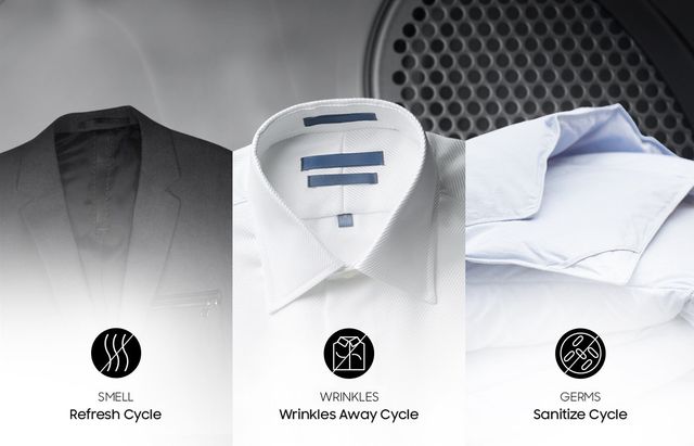 Samsung White Front Load Electric Dryer-4