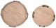 Sagebrook Home Maxwell 2-Piece Natural Round Tray Set-3
