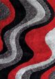 Furniture of America® Vancouver Black/Gray/Red Area Rug-0