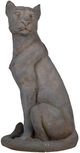 A & B Home Deep Gray Jaguar Statue-0