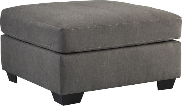 Benchcraft® Maier Charcoal Accent Ottoman-0