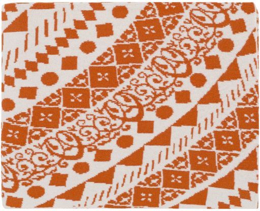 Surya Ekena Burnt Orange 50"x60" Throw Blanket-0