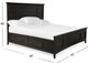 Magnussen Home® Westley Falls Graphite Complete California King Panel Bed-2
