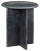 Crestview Collection Noir Black/Dark Gray End Table-0