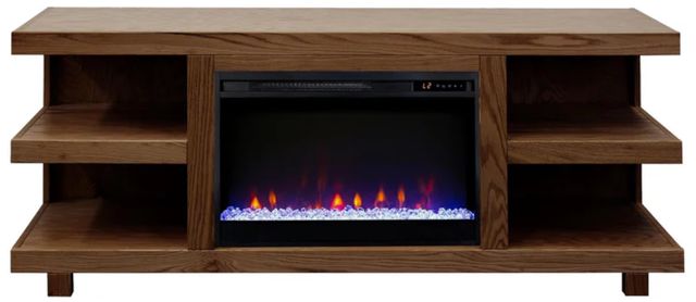 Legends Home Laurel Canyon Bourbon Oak 65" Fireplace TV Console-0