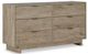 Signature Design by Ashley® Oliah 5-Piece Natural Queen Platform Bed Set-2