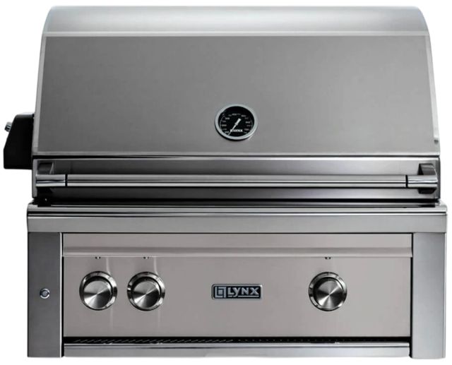 LYNX® Professional 2-Burner Limestone Built-In Natural Gas Grill with Rotisserie-0