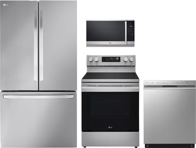 LG 4 Piece Stainless Steel Electric Kitchen Package-0