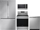LG 4 Piece Stainless Steel Electric Kitchen Package-0