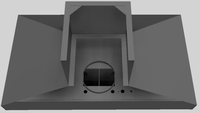 Vent-A-Hood® 48" Gunsmoke Euro-Style Wall Mounted Range Hood-2