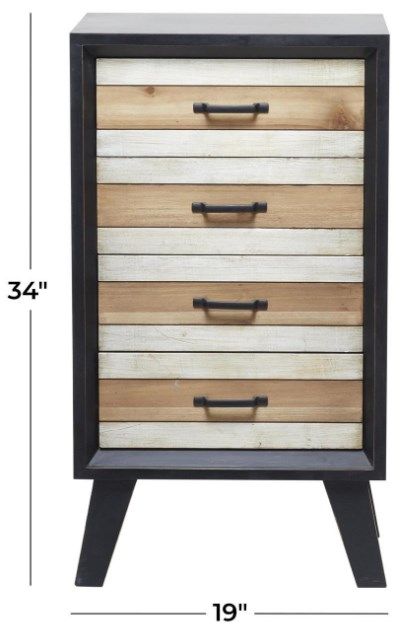 Deco Marche Black Cabinet-3