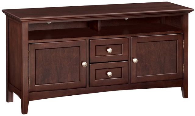 Whittier Wood® Furniture McKenzie Caffè 58" Sound Bar Media Console-2