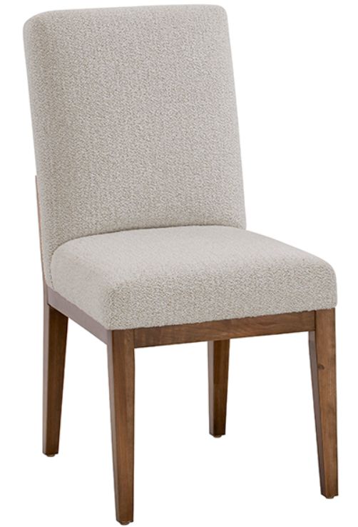 LM Co Home By Vaughan-Bassett Crafted Cherry by Ben & Erin Napier Medium Cherry/Oatmeal Upholstered Side Chair-0
