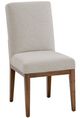 LM Co Home By Vaughan-Bassett Crafted Cherry by Ben & Erin Napier Medium Cherry/Oatmeal Upholstered Side Chair-0