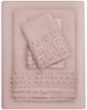 Olliix by Intelligent Design Pink California King Ruffled Sheet Set-1