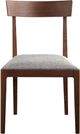 Moe's Home Collection Leone 2-Piece Walnut Brown Dining Chair Set-1