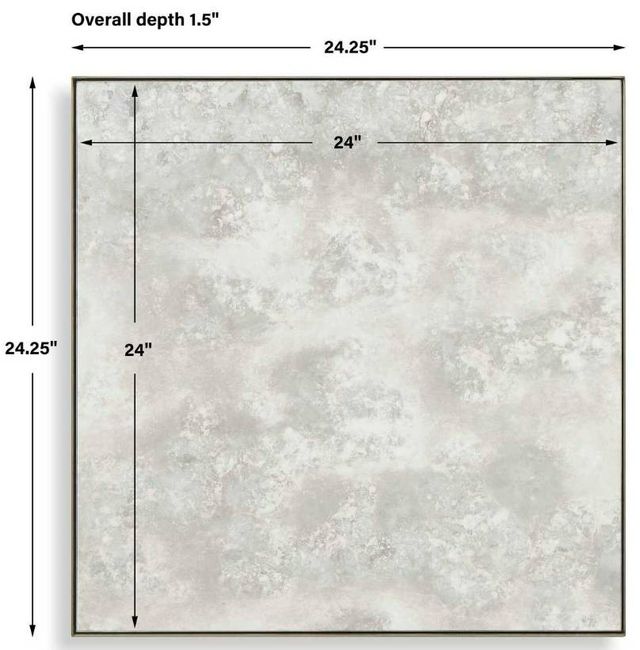 Uttermost® Fredric Brass Square Mirror-2