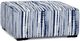 Franklin™ 75018 Shibori Indigo Blue Ottoman-0
