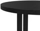 Elements International Bahama Breeze Black Round Dining Table-3