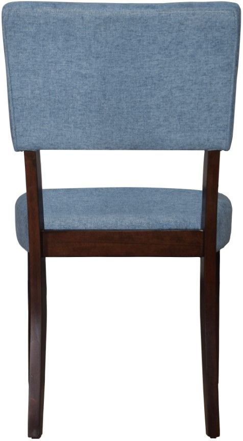 New Classic® Home Furnishings Tioga Blue Upholstered Dining Side Chair-4