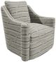 Craftmaster® Customizable CM Modern Scrolled Arm Swivel Chair-2