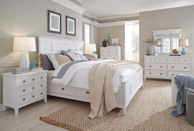 Magnussen Home® Heron Cove Chalk White/Dovetail Gray Dresser-1