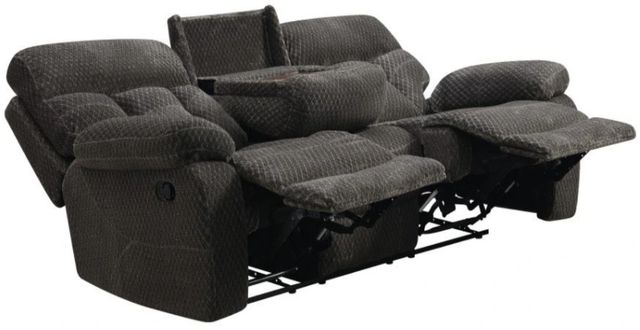 New Classic® Home Furnishings Bravo Charcoal Dual Manual Reclining Sofa-2