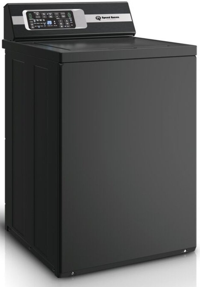 Speed Queen® TR7 3.2 Cu. Ft. Matte Black Agitator Top Load Washer