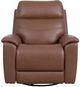 Flexsteel® Meet Your Perfect Match Refined Manual Swivel Gliding Recliner with Power Headrest and Lumbar-1