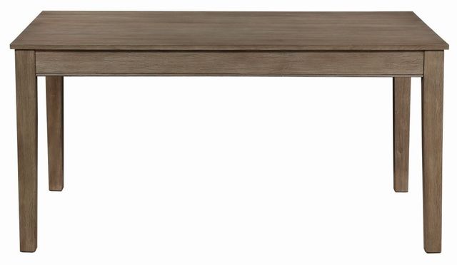 Mazin Furniture Armhurst Wire Brush Brown Dining Table-1