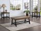 Steve Silver Co. Ralston Caramel End Table with Ebony Base-3