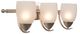 YHD Mirror Lake Brush Nickel/White 3-Light Vanity Lighting-0