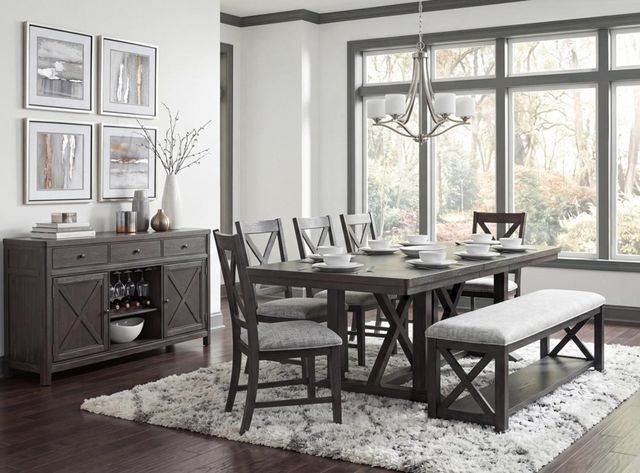 Legacy Classic Briarwood Sable Upholstered Dining Bench-1