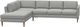 American Leather® Customizable Odette 3-Piece Fabric  L-Shaped Sectional with Chaise-1