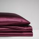 Olliix by Madison Park Essentials 6 Piece Purple Full Satin Wrinkle-Free Luxurious 6-Piece Sheet Set-3