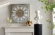 A & B Home Gold/Silver Square Gear Clock-5