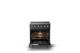 Viking® 5 Series 30" Cast Black Pro Style Induction Range with Polished Chrome Trim-1